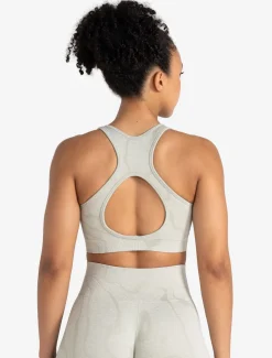 Sustainable Seamless Sports Bra Sage Green