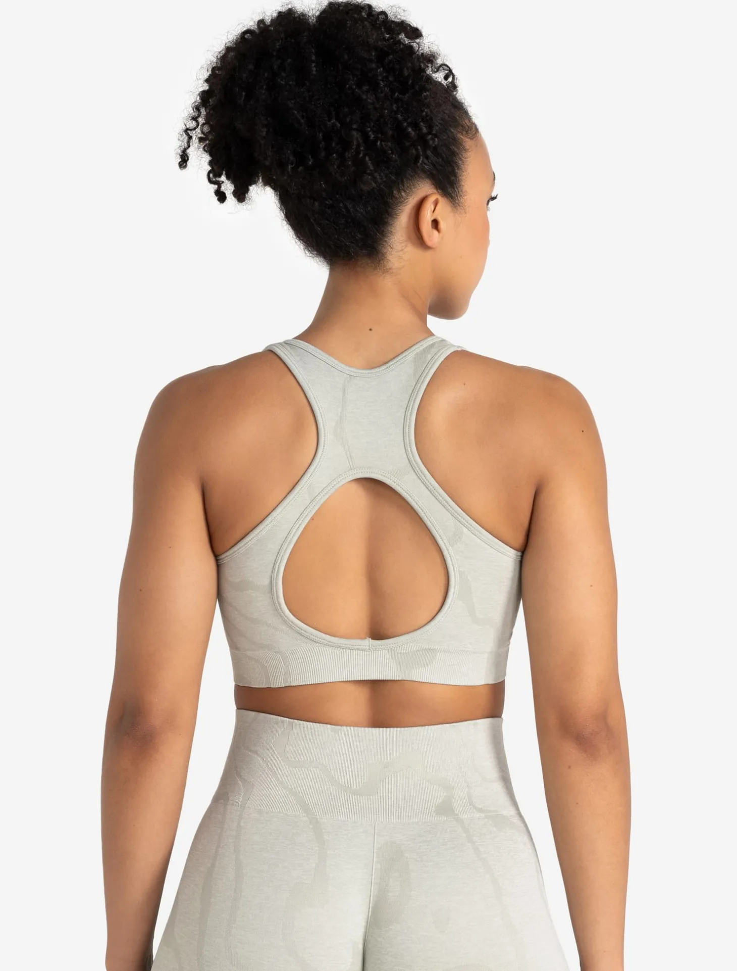Sustainable Seamless Sports Bra Sage Green