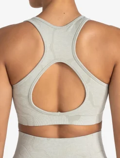 Sustainable Seamless Sports Bra Sage Green