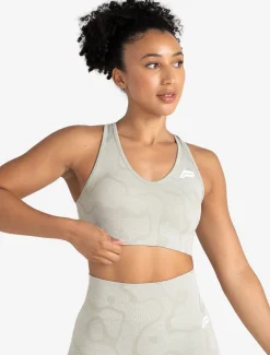Sustainable Seamless Sports Bra Sage Green