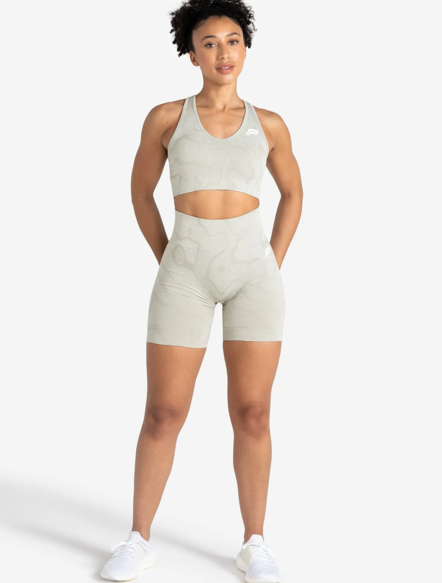 Sustainable Seamless Sports Bra Sage Green