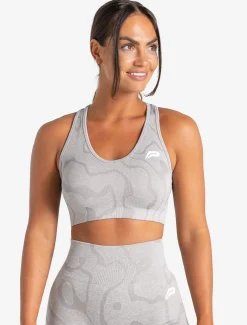 Sustainable Seamless Sports Bra Cloud Grey