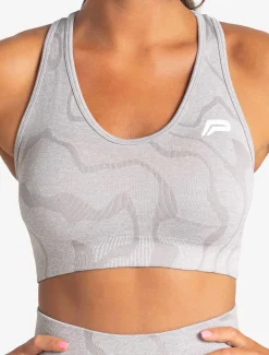Sustainable Seamless Sports Bra Cloud Grey