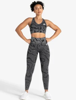 Sustainable Seamless Sports Bra Black