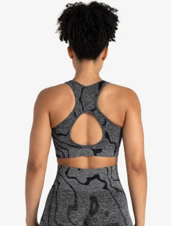 Sustainable Seamless Sports Bra Black