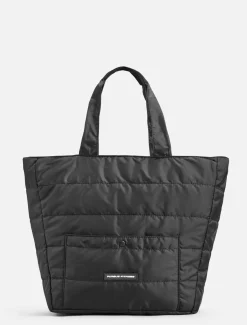 The Quilted Tote Black