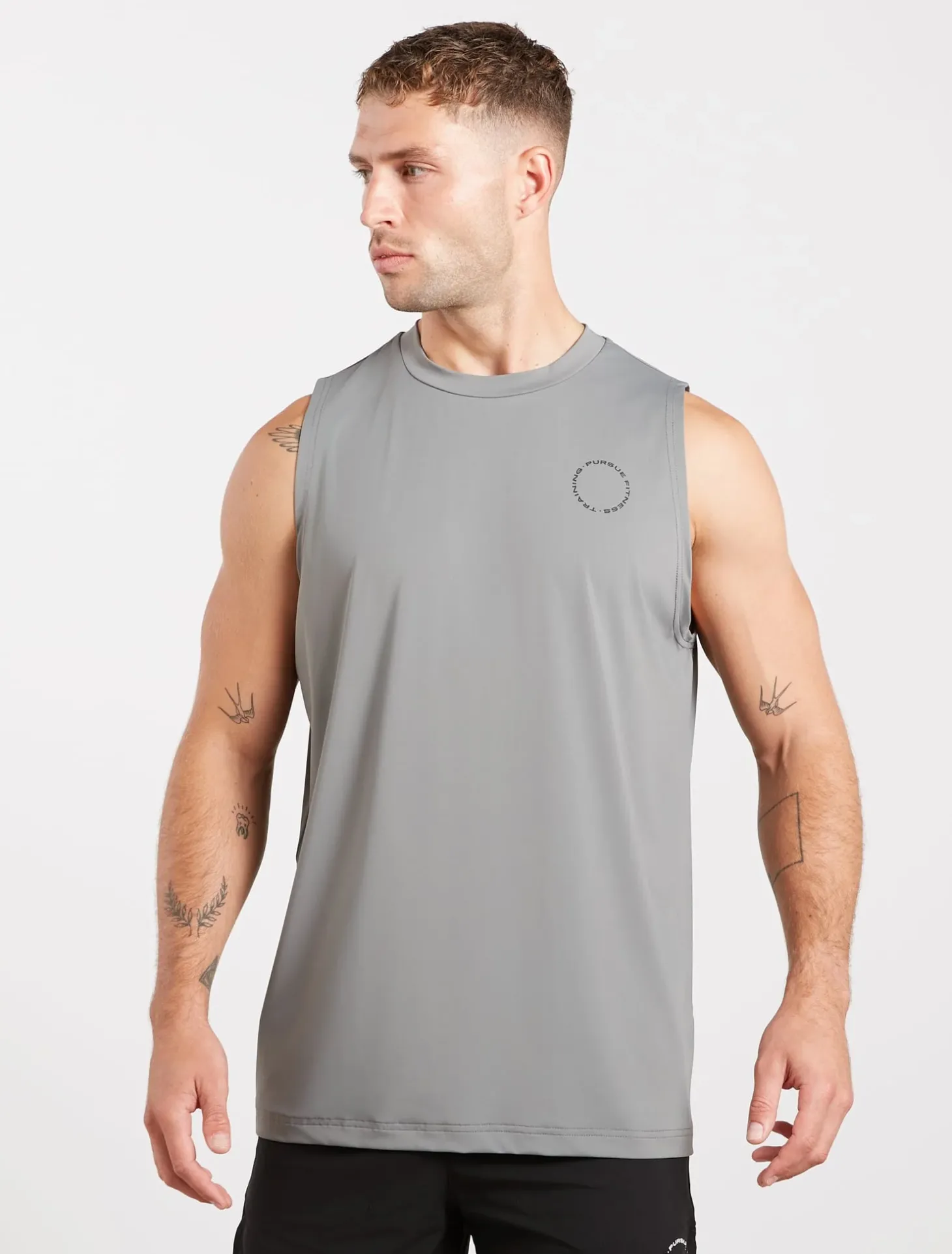 Training Club Relaxed Fit Tank Storm Grey