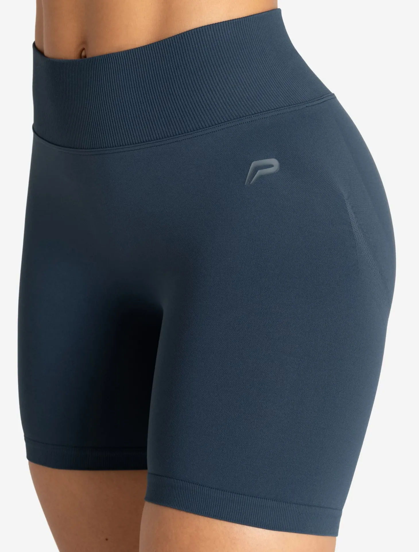 Training Seamless Scrunch Shorts Dark Blue
