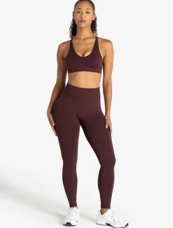 Training Seamless Sports Bra Deep Cherry