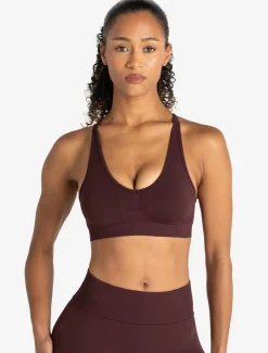 Training Seamless Sports Bra Deep Cherry