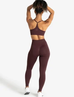 Training Seamless Sports Bra Deep Cherry