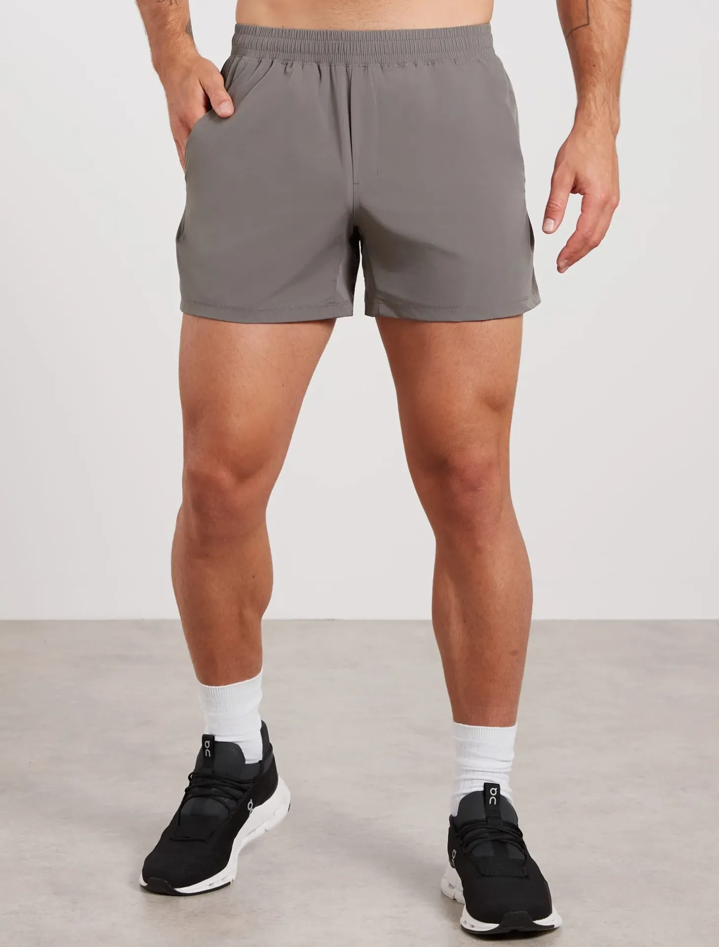 Training 5" Shorts Light Grey