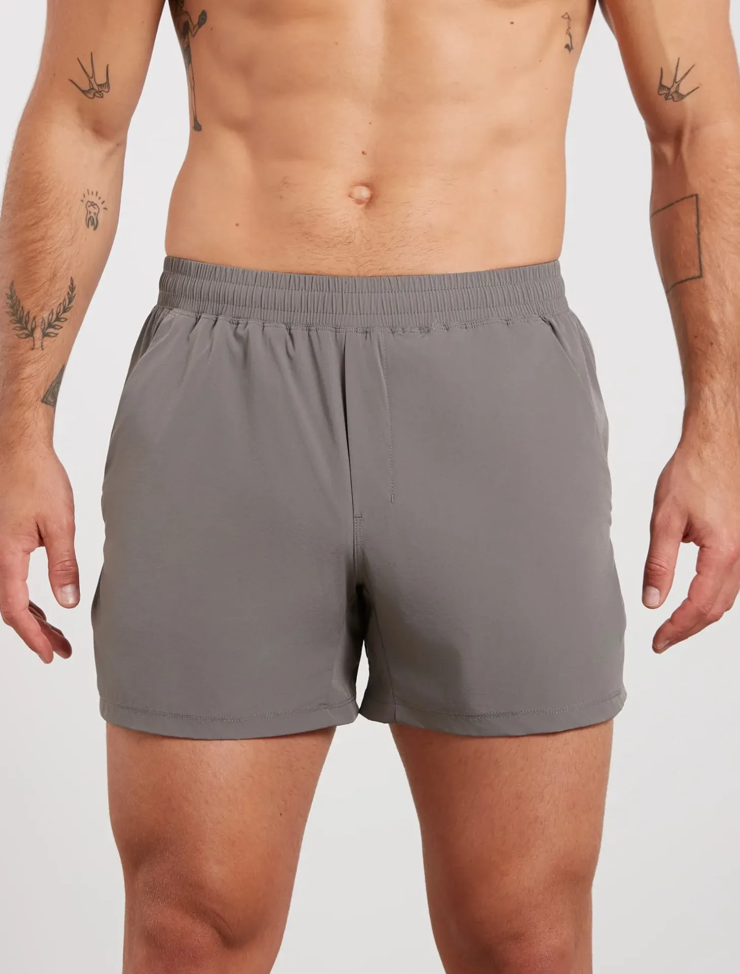 Training 5" Shorts Light Grey