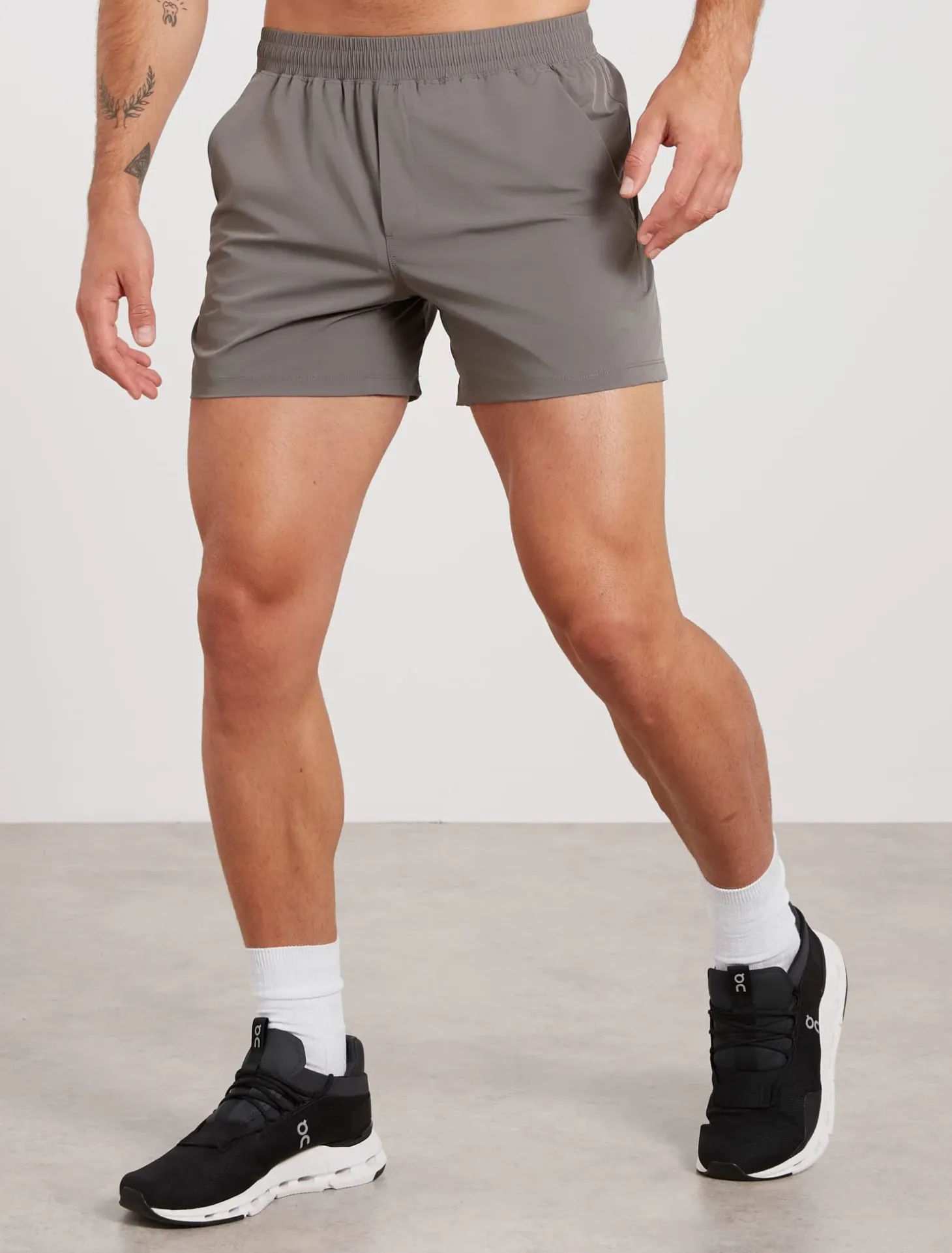 Training 5" Shorts Light Grey
