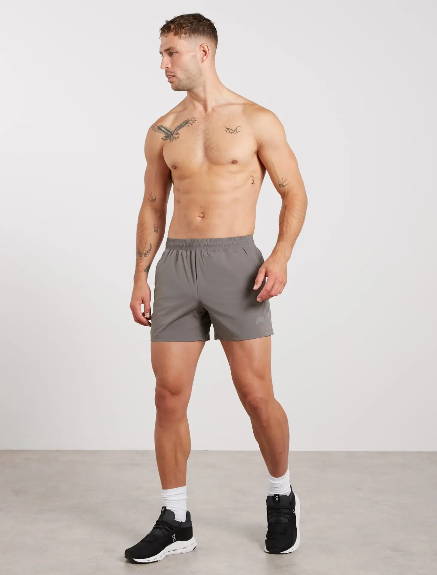 Training 5" Shorts Light Grey