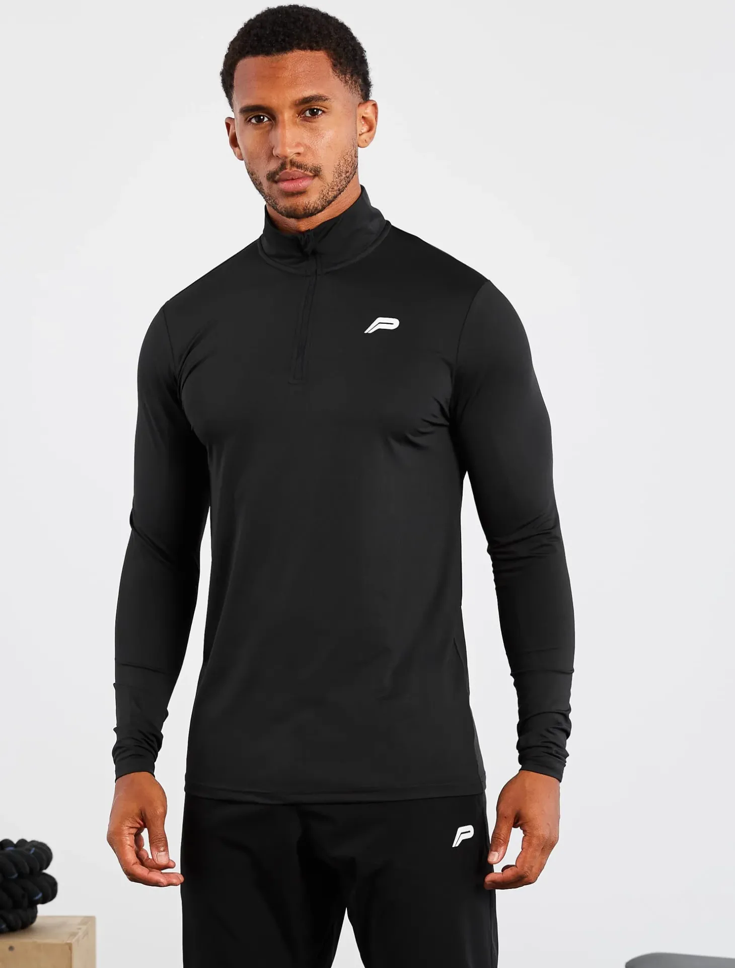 Training 1/4 Zip Black