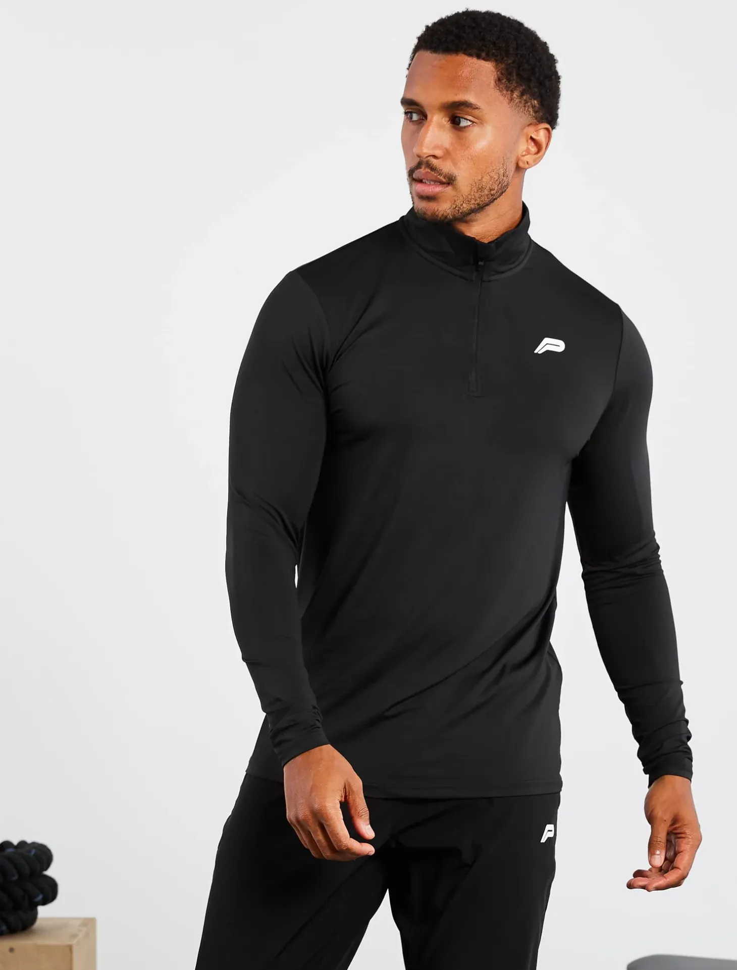 Training 1/4 Zip Black