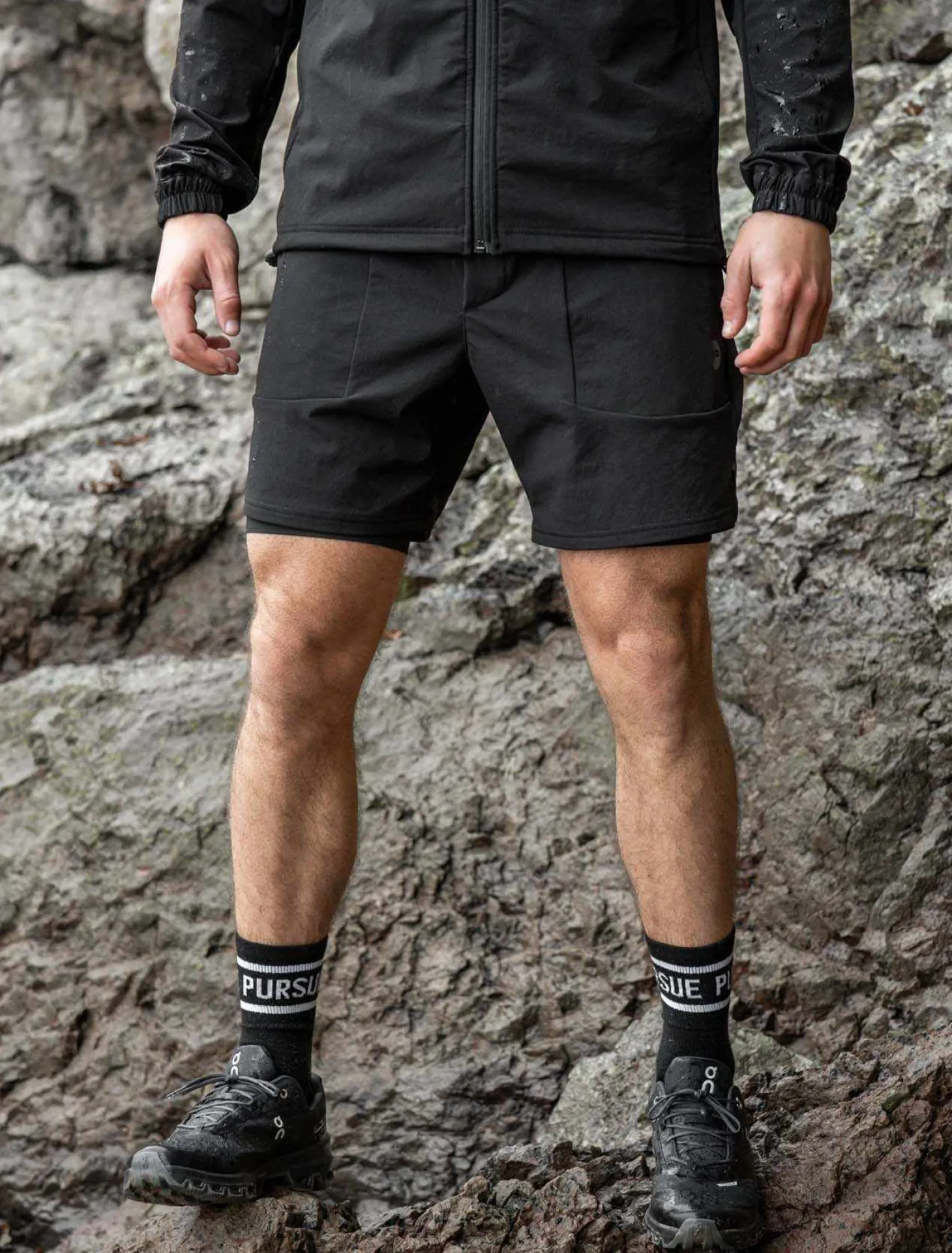 Utility 2-in-1 Shorts Black