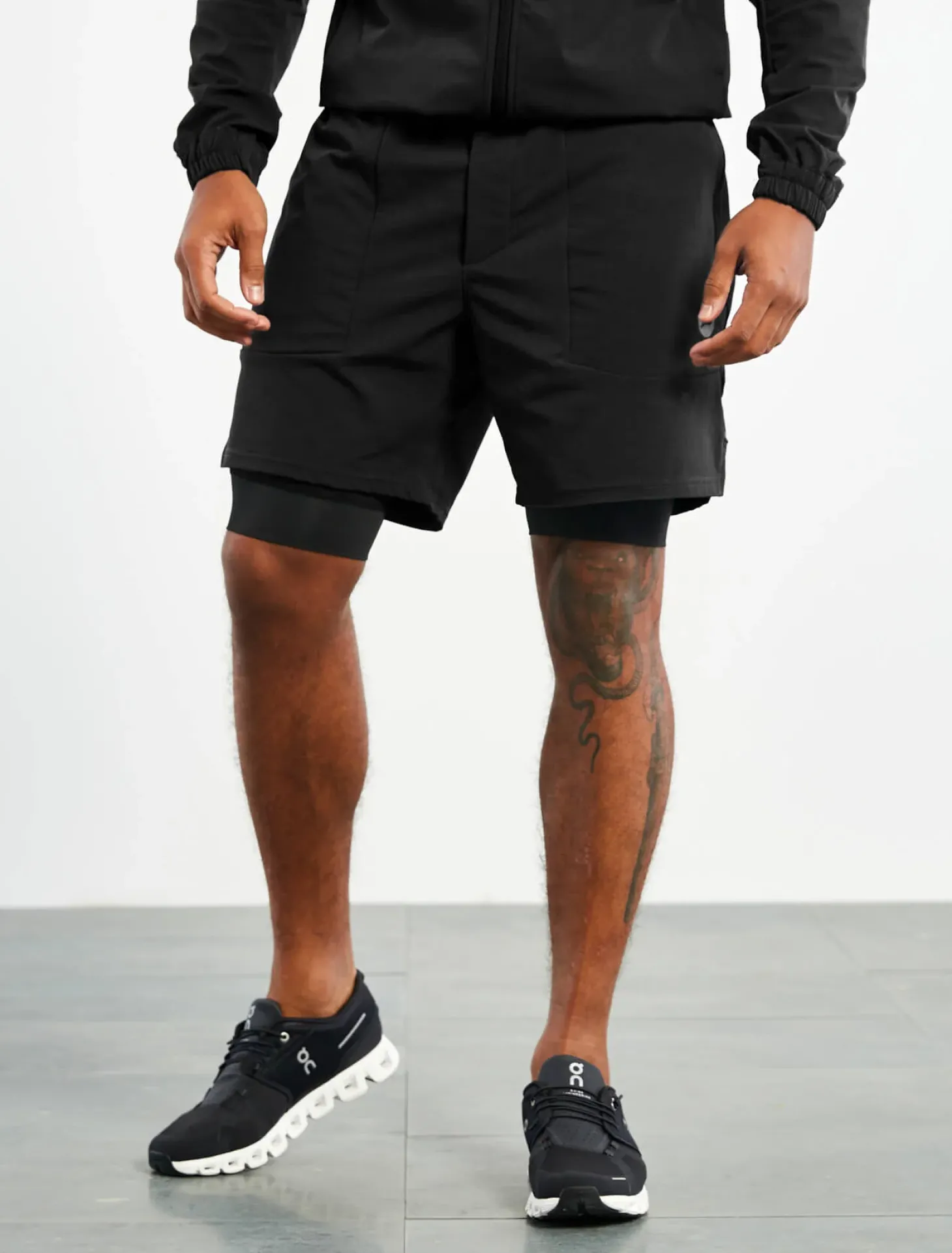 Utility 2-in-1 Shorts Black