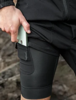 Utility 2-in-1 Shorts Black
