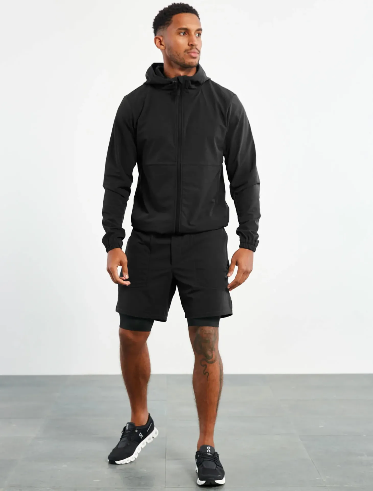 Utility 2-in-1 Shorts Black