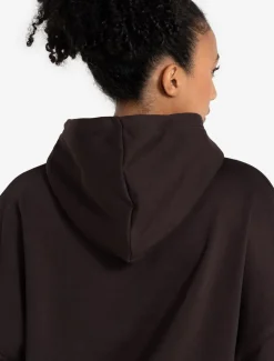 Varsity Oversized Hoodie Espresso