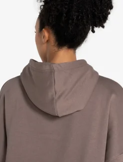 Varsity Oversized Hoodie Taupe